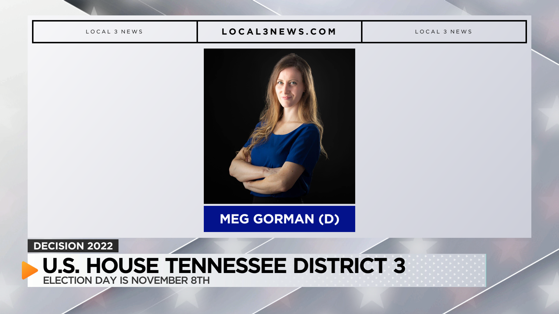 WATCH: Democratic candidate for US Congress Meg Gorman discusses a variety of topics with Local 3 News